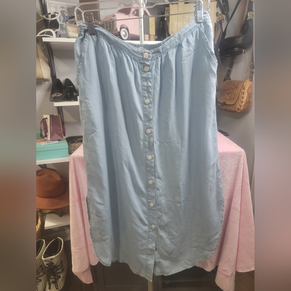 Chelsea & Theodore Sky Blue Skirt
